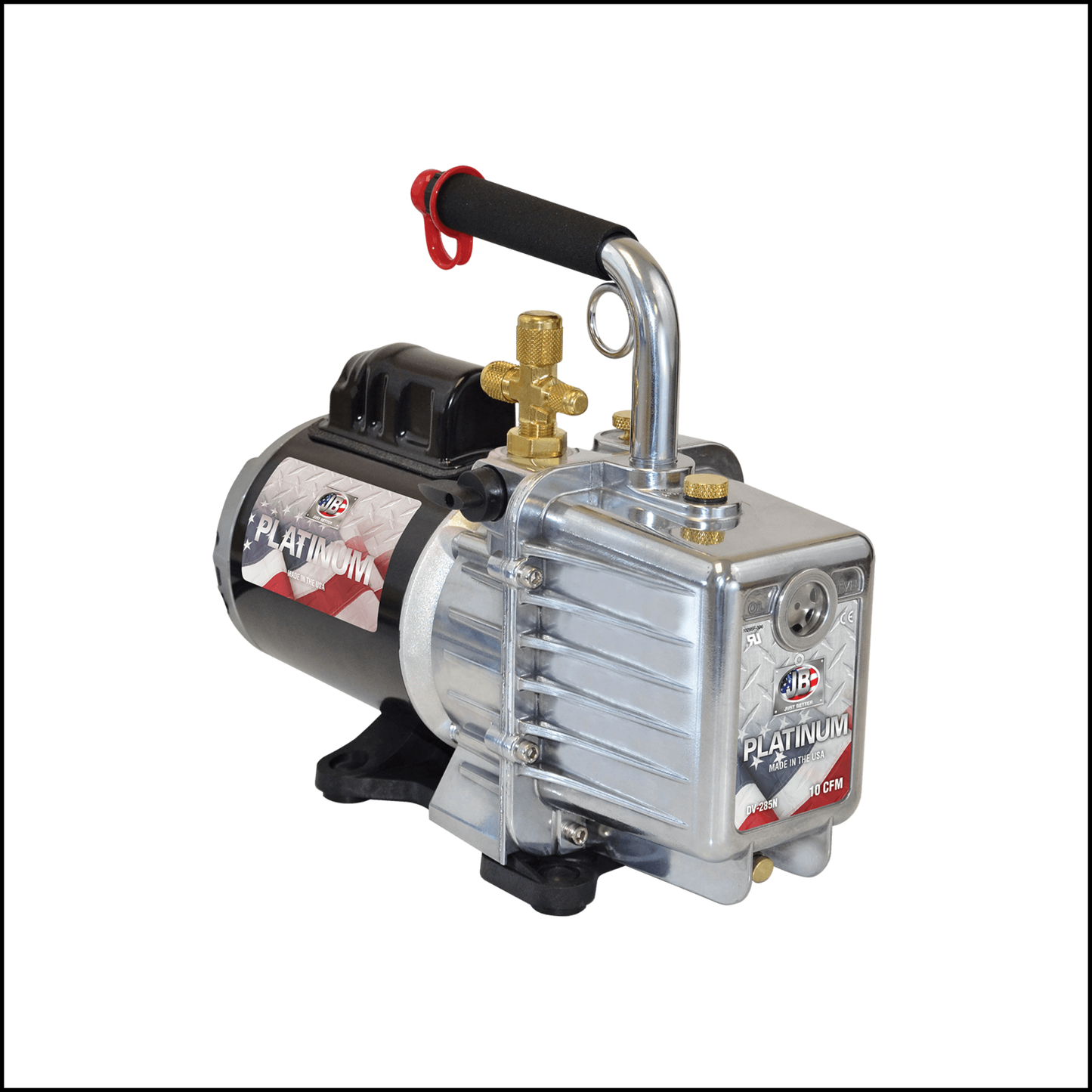 JB Industries DV-285N — PLATINUM 2-Stage Vacuum Pump (10 CFM)