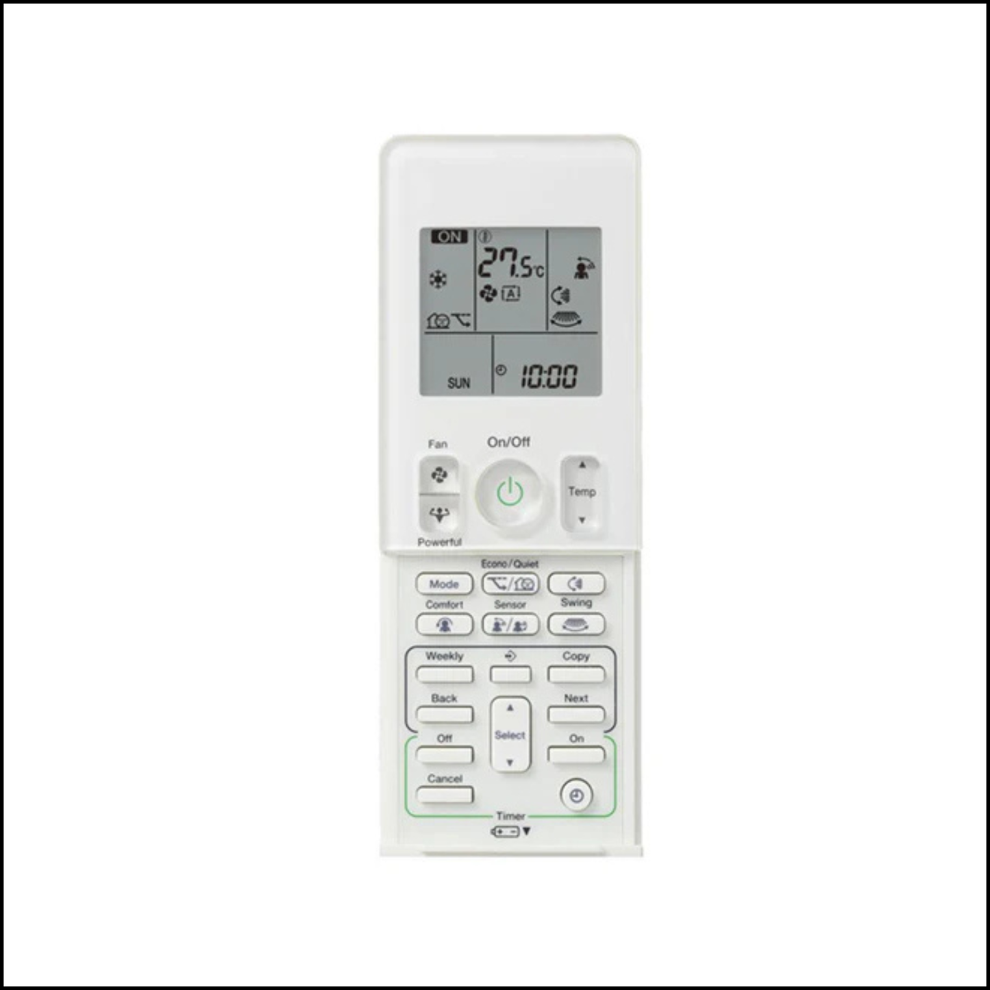 Daikin Remote Controller for High Wall Split Systems – Genuine Replacement